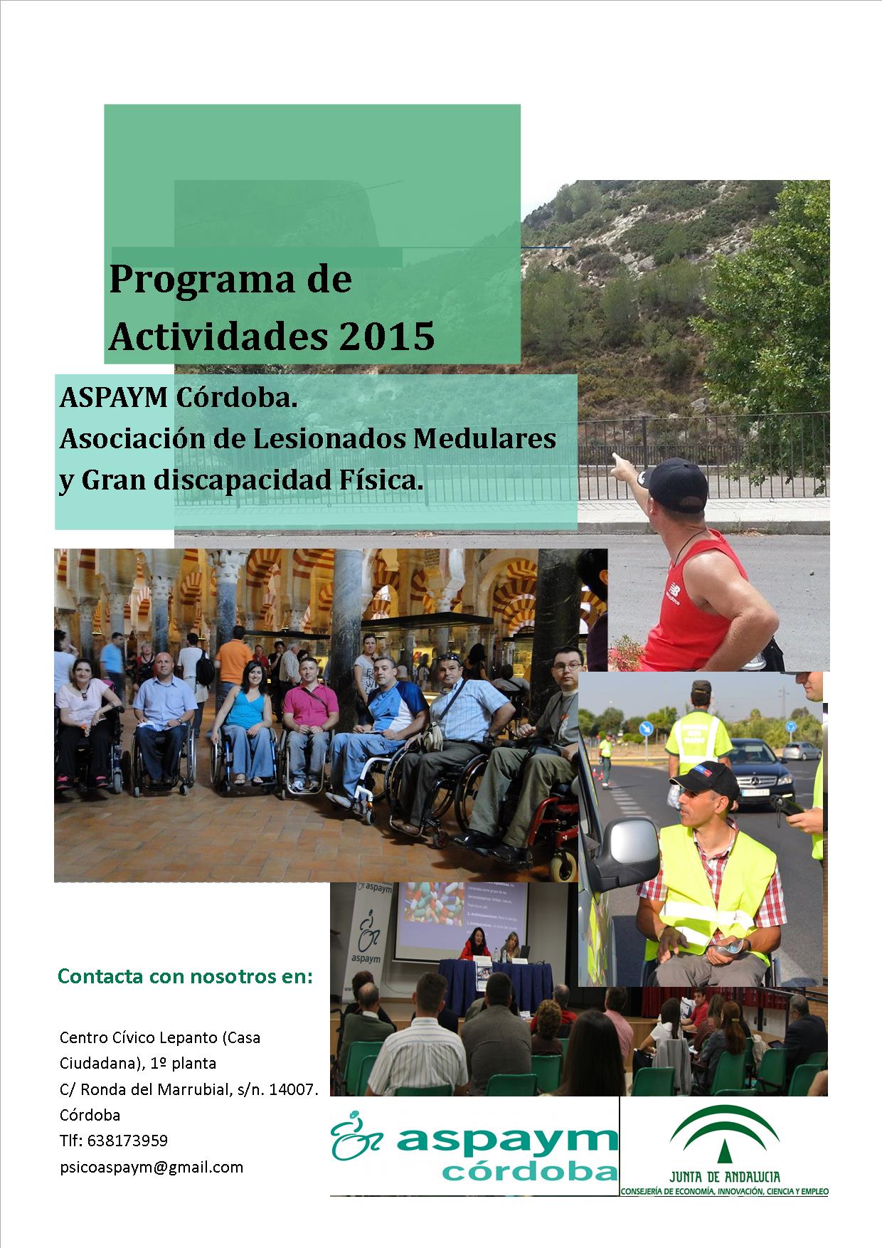 Cartel del programa de actividades 2015