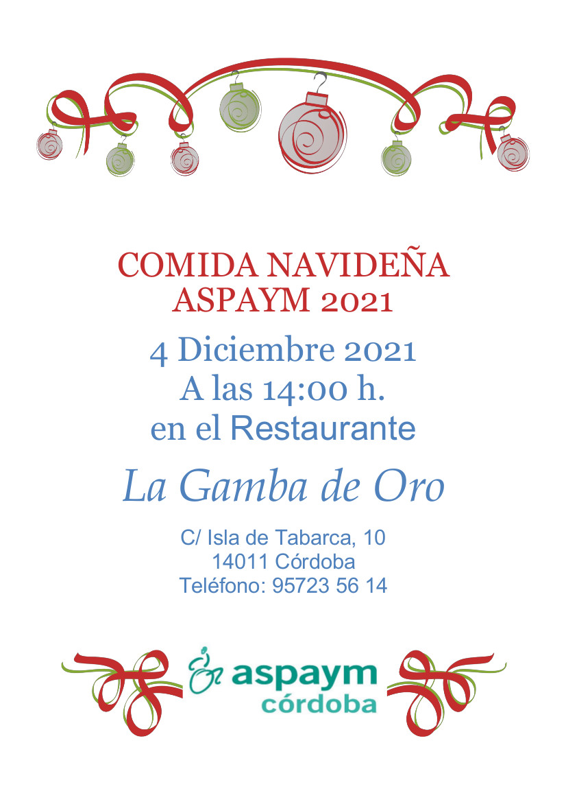 Comida Navideña ASPAYM 2021