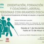 Orientación, formación y coaching laboral para personas con grandes discapacidades